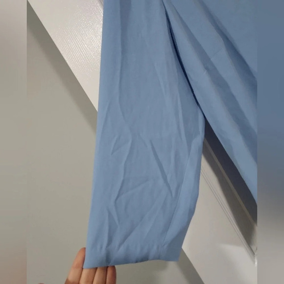 NWT Talbots Woman Periwinkle Blue Scallop Hem 3/4 Sleeve Blouse in Size 2X - Picture 4 of 9